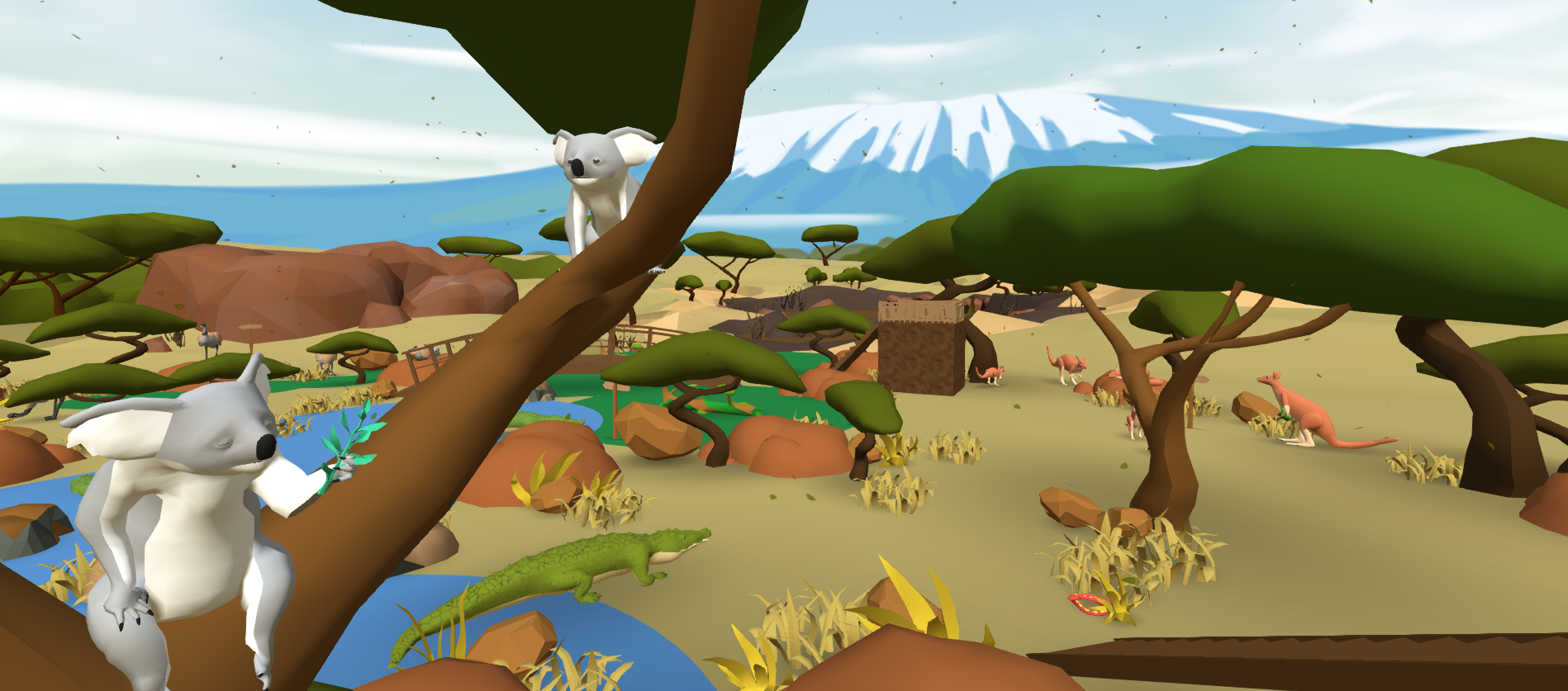CoSpaces — Australian Safari scene